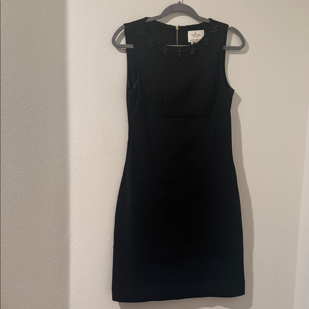 Kate Spade Black Embellished Mini Dress